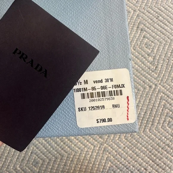 Prada Black and Beige Patent Leather Spectator Pump (US Size 8.5) - Picture 9 of 10